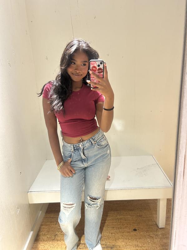 Crewneck Cropped T-Shirt