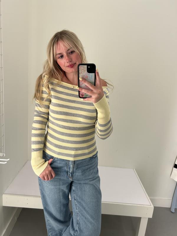 Fitted Boatneck Sweater