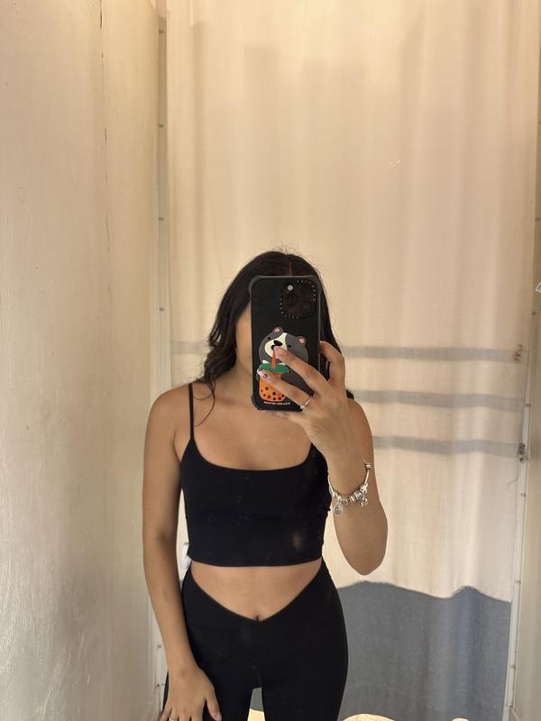 Sedona Seamless Scoop Back Bralette Top Black