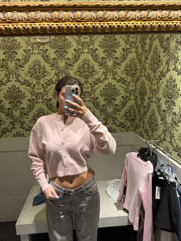 Renee Spongy Cropped Cardigan