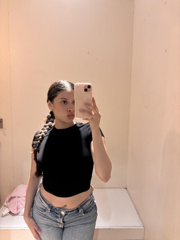 Crewneck Cropped T-Shirt