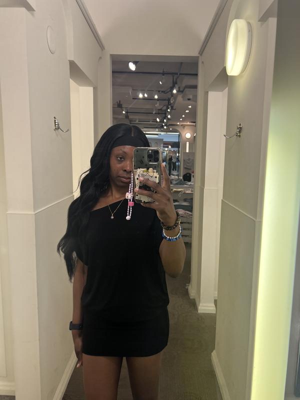off-shoulder draped mini dress in black reviews black off the shoulder mini dress Dandelion Off The Shoulder Mini Dress in  Black  Spinout-parroquiadesanalbertomagno.com