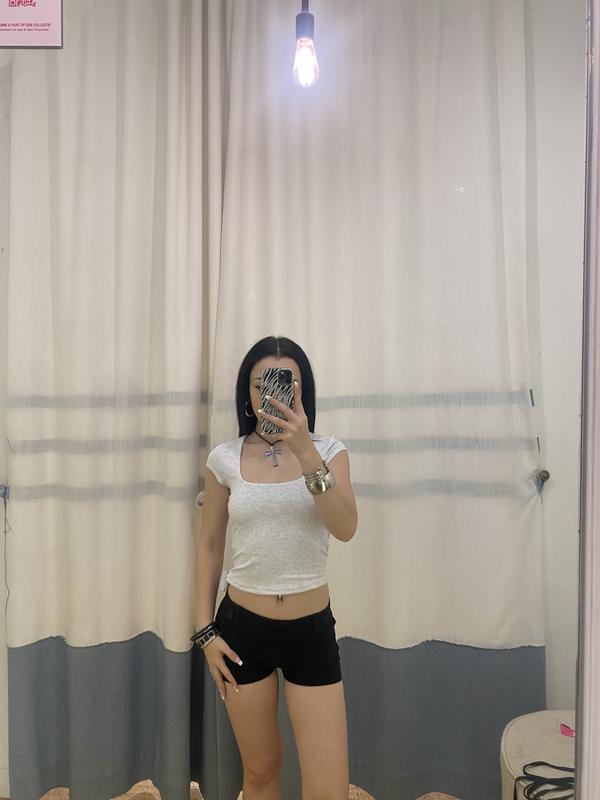Portia Square Neckline T Shirt