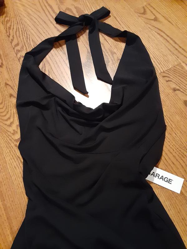 discount stripper black draping cowl neck top mini dress 4241 Black Designer Inspired Polo Dress | The Uptown Luxe Polo Dress – Women's  Clothing Boutique main image 1