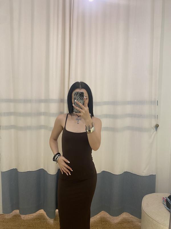 Sleek Scoop Cami Maxi Dress