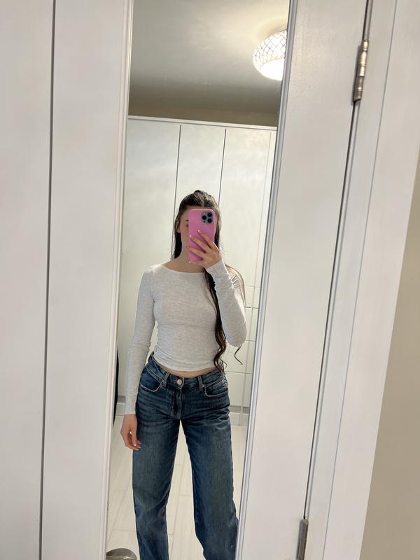 Estelle Long Sleeve Boatneck Top