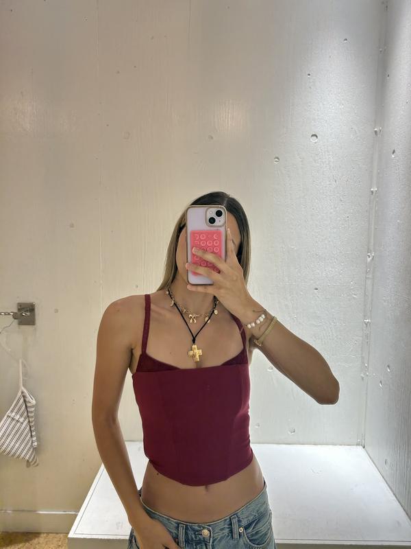 Double Layer Bustier Top
