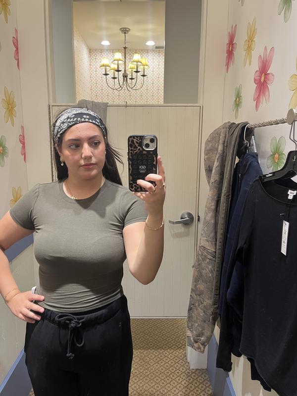 Crewneck Cropped T-Shirt