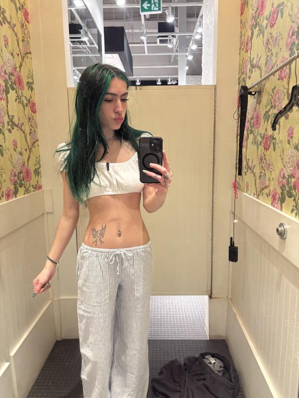 Millie Linen Pull-On Pants