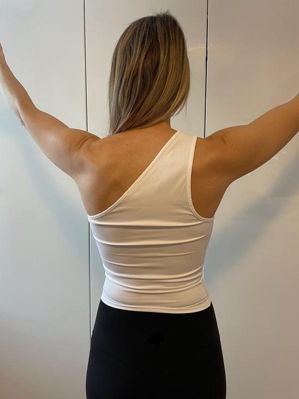 One Shoulder Tank Top Black | Garage