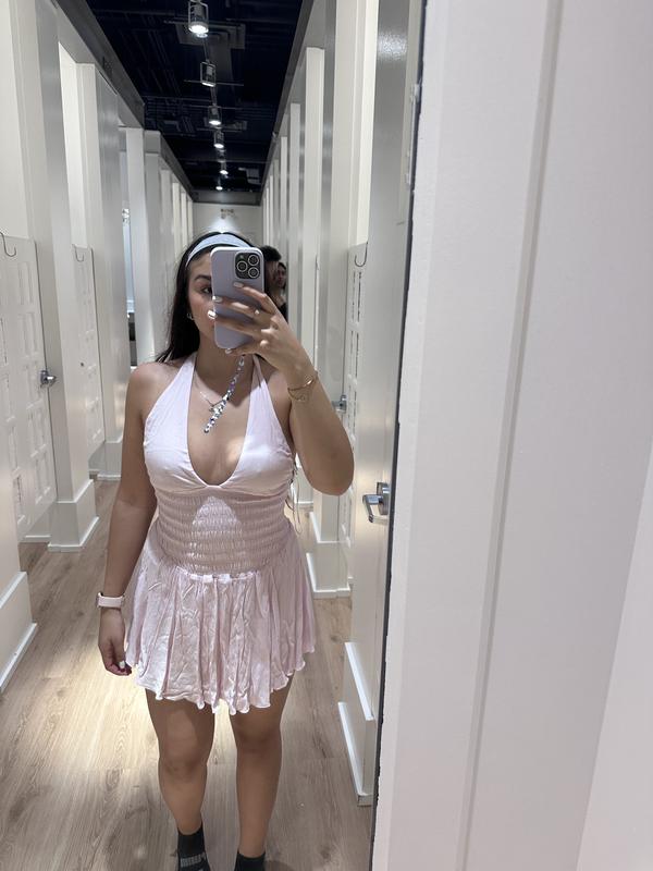 Ayla Halter Smocked Romper