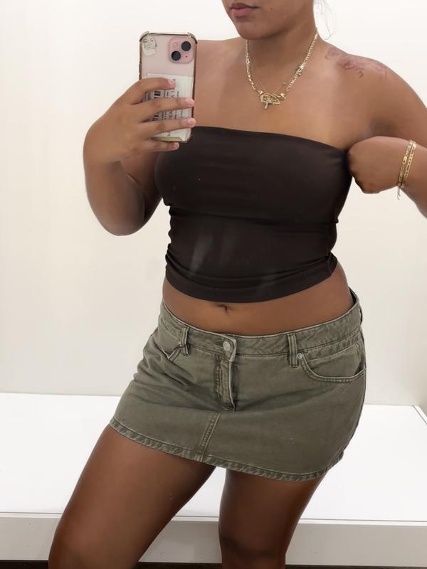 Twill Micro Skort