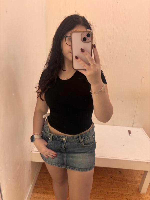 Crewneck Cropped T-Shirt