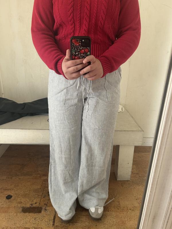 Millie Linen Pull-On Pants