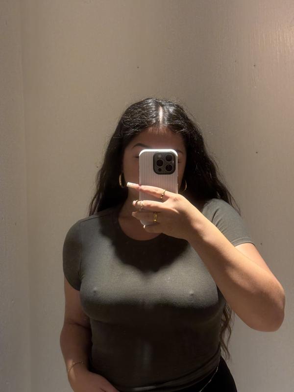 Crewneck Cropped T-Shirt