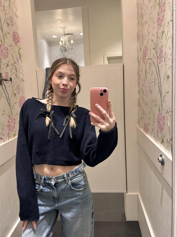 Supersoft Loose Crop Sweater