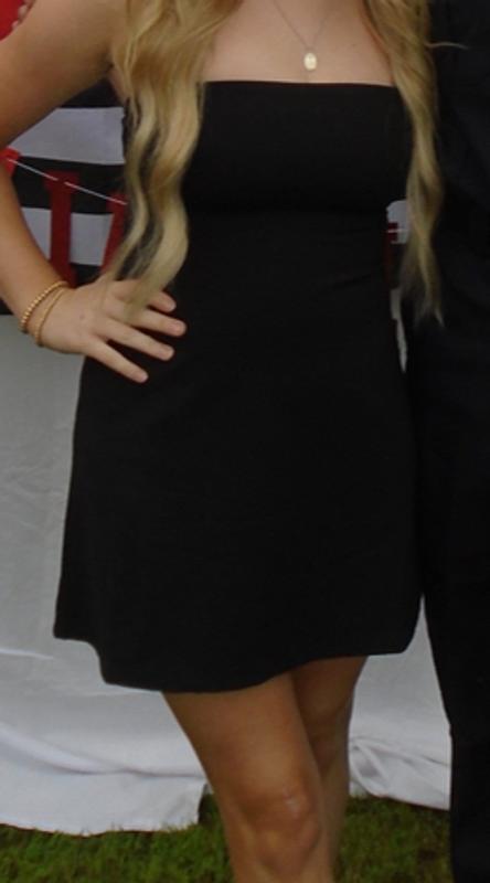 Sleek A-Line Tube Dress