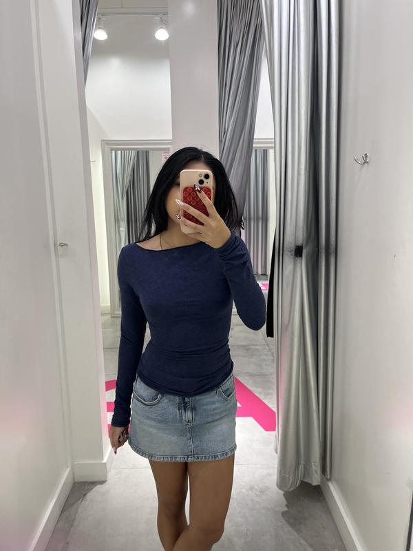 Cozy Boat Neck Long Sleeve Top