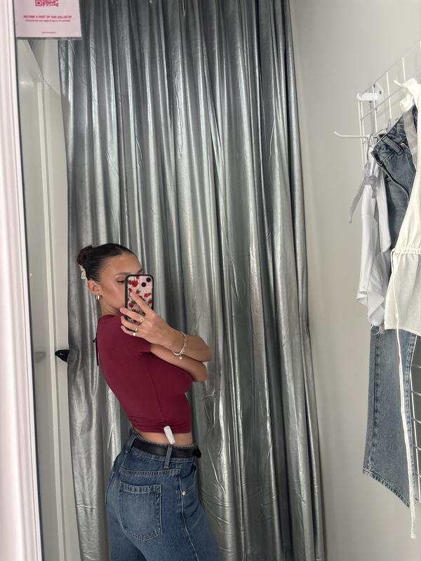 Crewneck Cropped T-Shirt