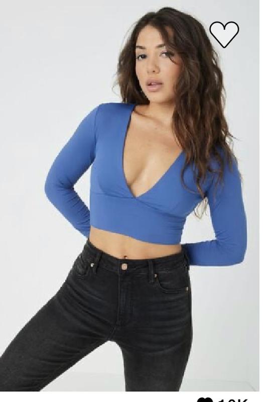 Garage Sofi Seamless V-neck Cami Top in Blue