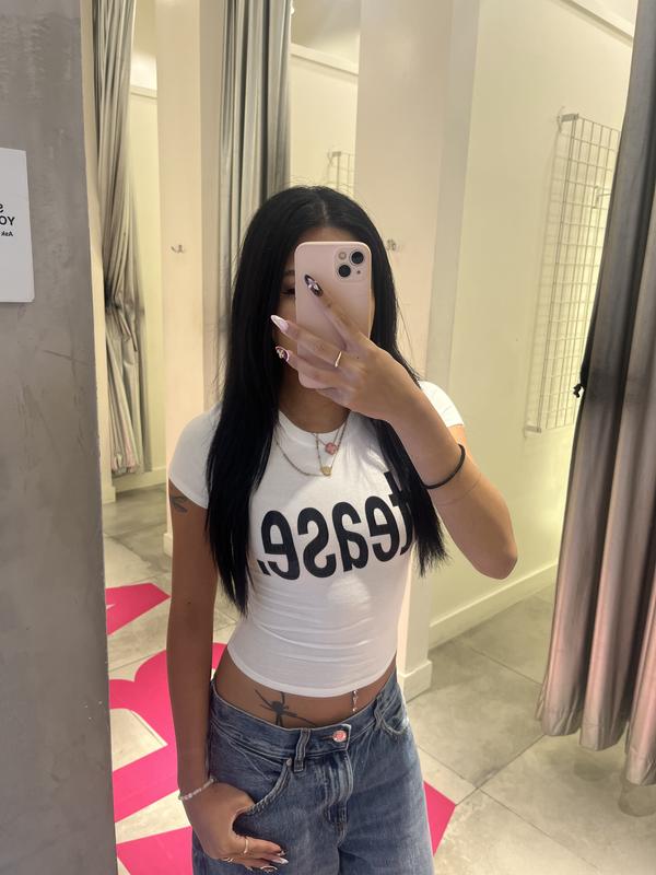 Cropped Crewneck T-Shirt