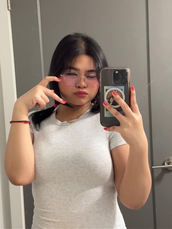 Rylee Ribbed Crewneck T Shirt