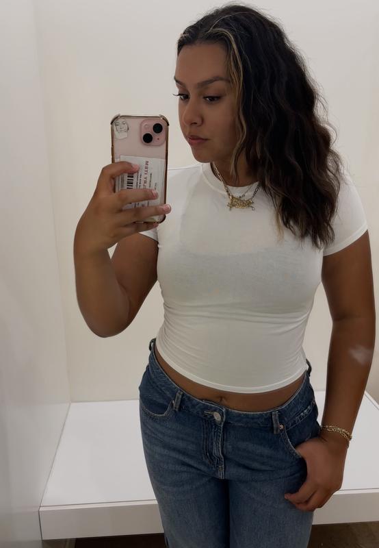 Crewneck Cropped T-Shirt