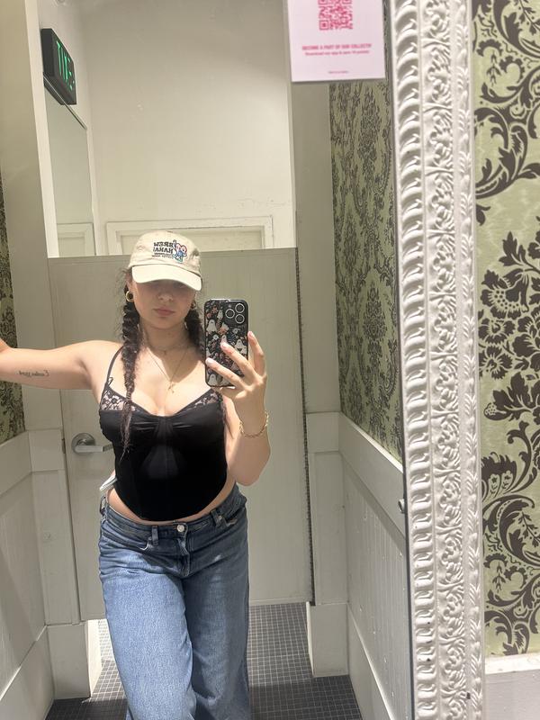 Sabrina Peek-A-Boo Bustier Top