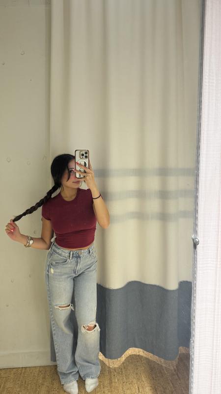 Crewneck Cropped T-Shirt