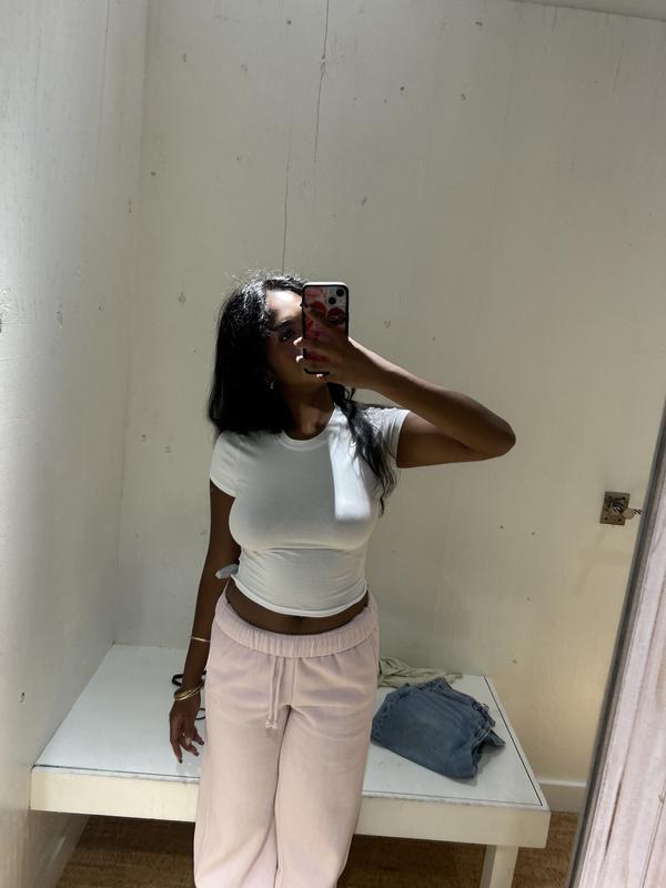 Crewneck Cropped T-Shirt