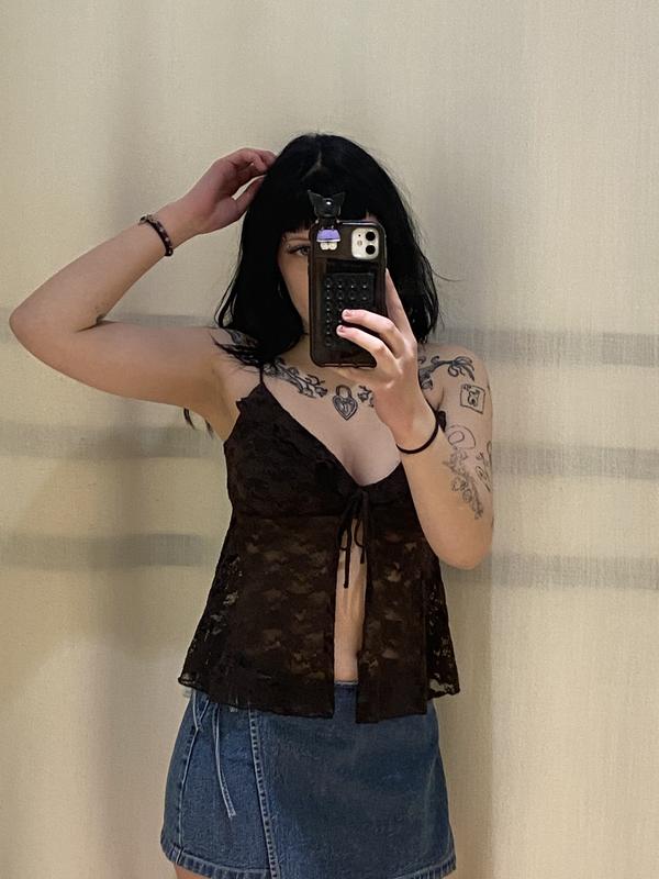 Denim Wrap Micro Skort