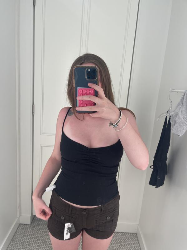 Ruched Sweetheart Cami Top