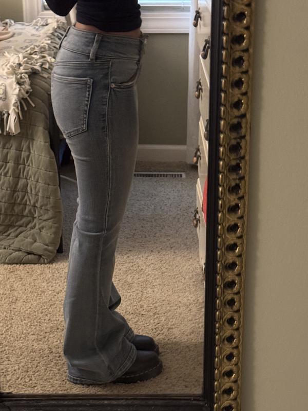 Low Rise Flare Jeans