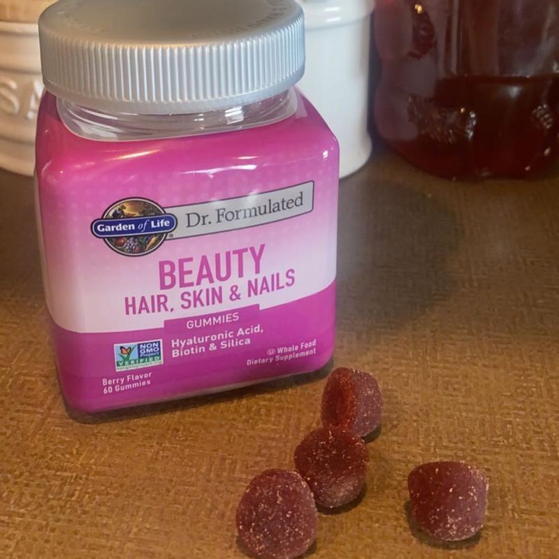 Garden of Life Dr. Formulated Beauty Hair Skin & Nails Strawberry Flavor  Gummies, 60 ct - Ralphs