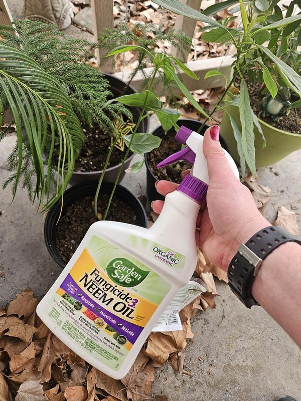 Garden Safe Brand Fungicide with Neem Oil, 32oz (Ready-to-Use)