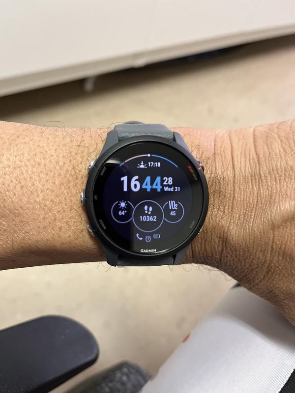 Garmin Forerunner® 255, GPS Running Smartwatch, Advanced Insights,  Long-Lasting Battery, Slate Gray & 010-12520-00 Running Dynamics Pod :  Electronics 