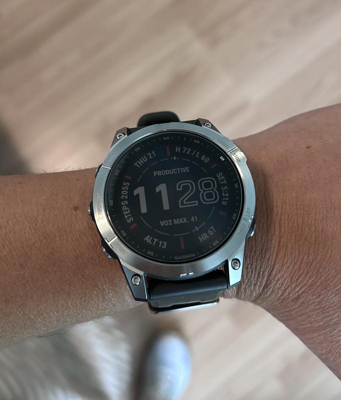 Garmin fenix 7 Smart Watch with Step Counter, Heart Rate Monitor and Gps  Enabled in the Fitness Trackers department at