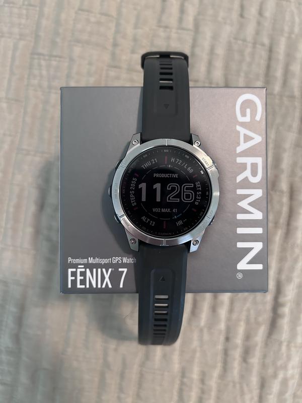 Garmin fenix 7 Smart with the Watch Step Heart at Monitor Fitness Trackers Counter, Rate in department and Gps Enabled