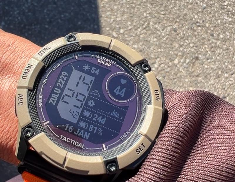 Garmin Instinct 2X Solar Tactical Edition Smart Watch with Garmin Instinct 2X Solar Tactical Edition Smart Watch with