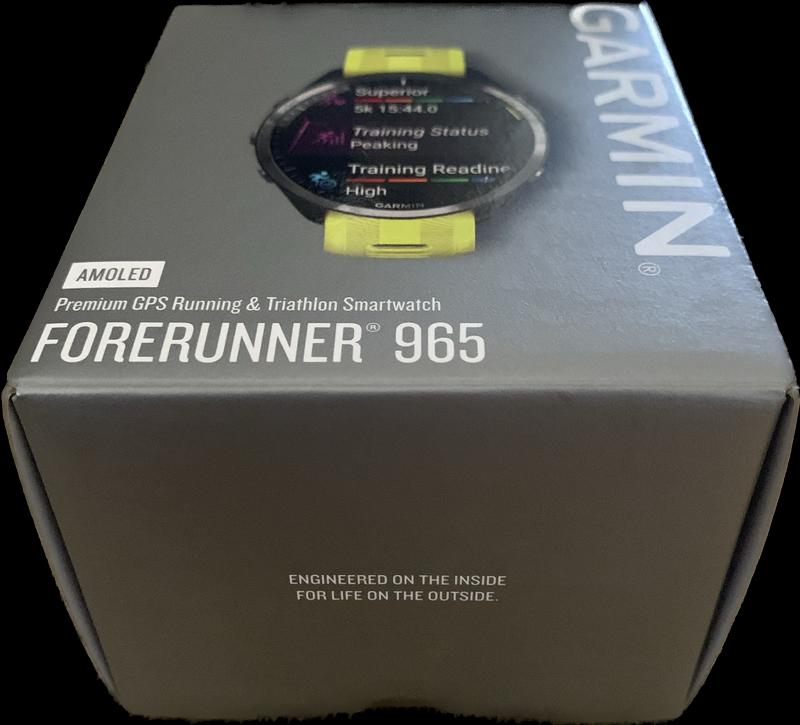 GARMIN-FORERUNNER 965 BLACK - Cardio GPS watch