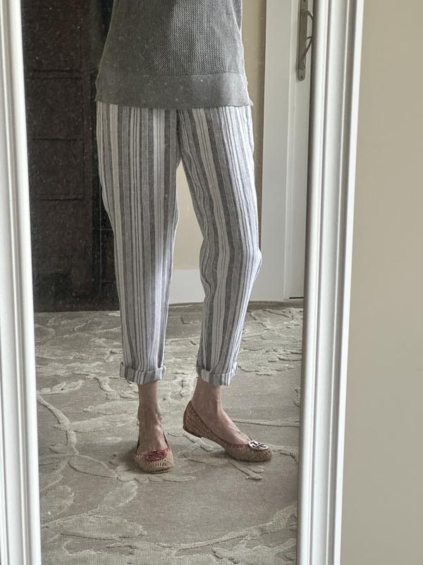 Garnet hill sale linen pants