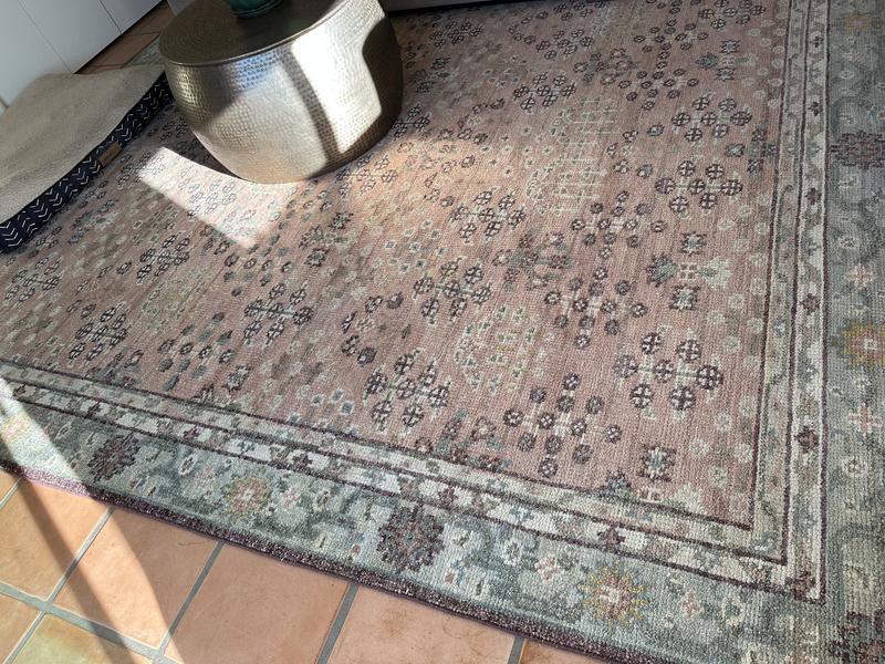 Kaya Floral Hand-Knotted Wool Rug | Garnet Hill