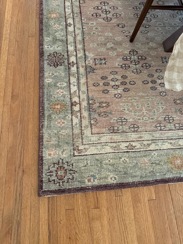 Kaya Floral Hand-Knotted Wool Rug | Garnet Hill