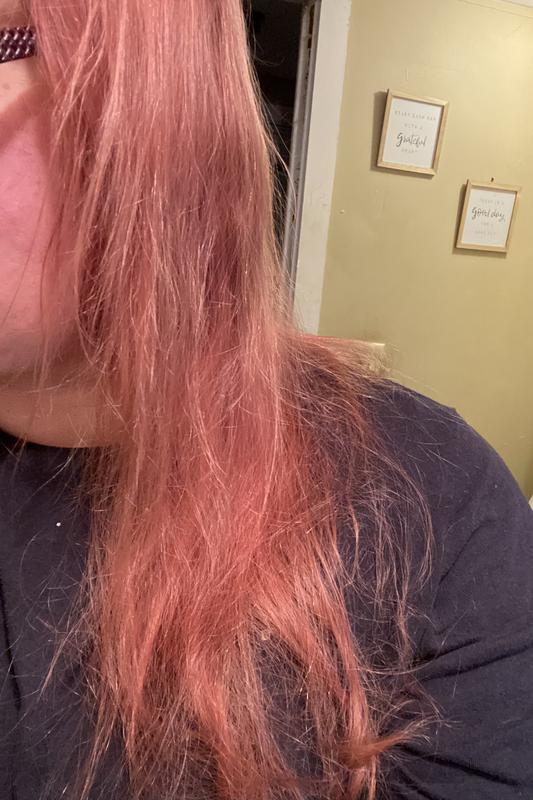 Before hair dye