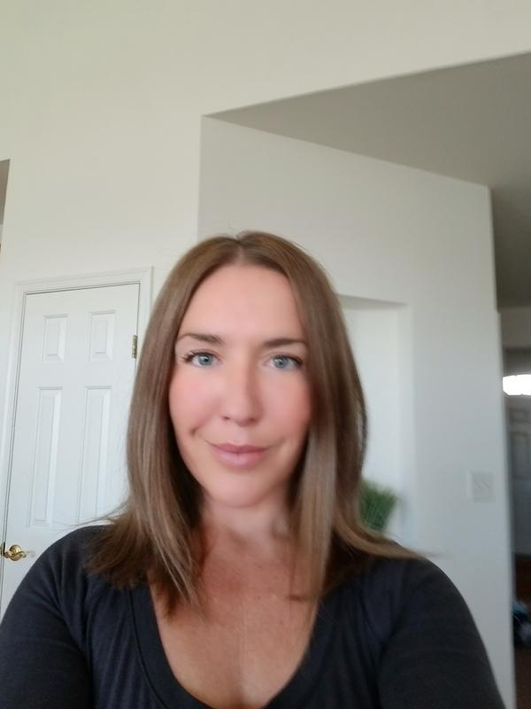 Before the hair mask