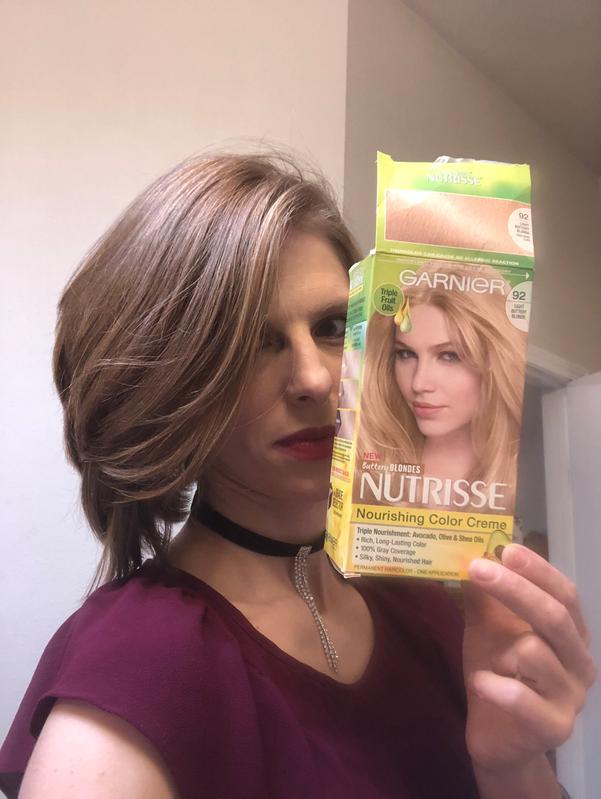 strawberry blonde hair dye garnier