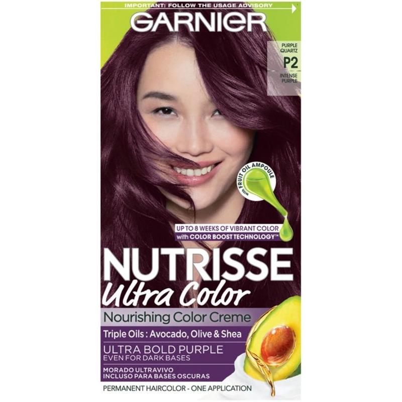 maroon purple hair color