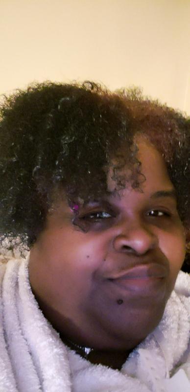 White film on hair felt and looked dry and had frizz