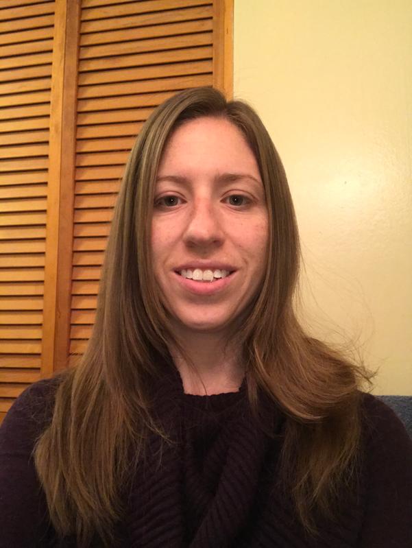 Left side after flat ironing with spray, right side with hair tie kinks