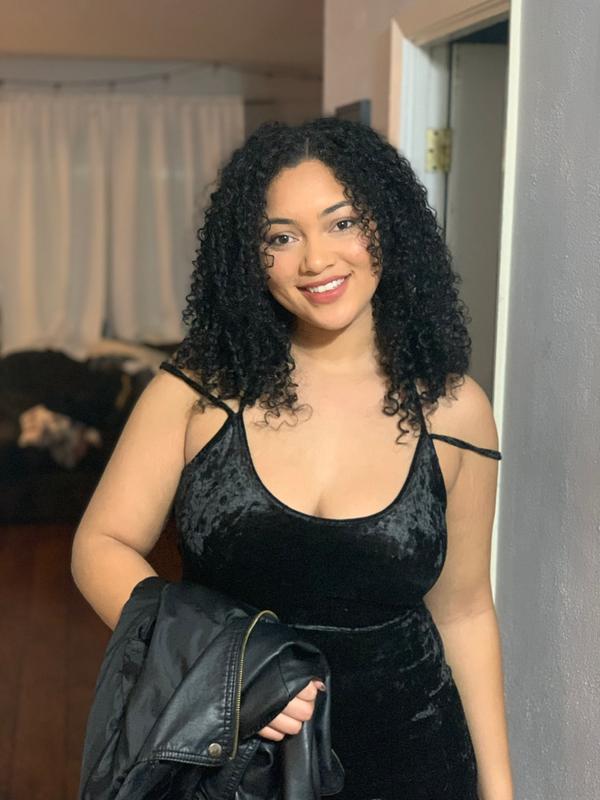 Happy curls happy girl